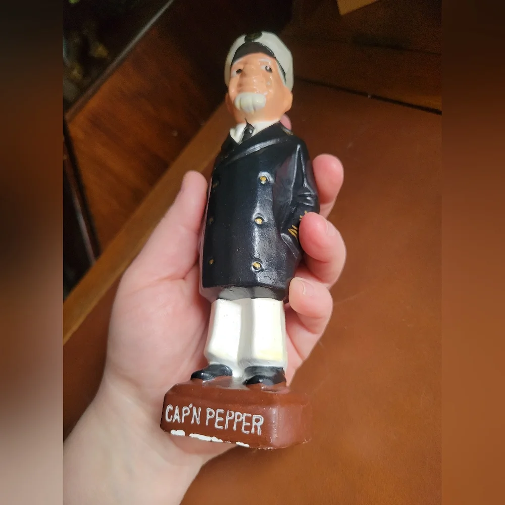 Vintage CAP'N PEPPER Ceramic Pepper Shaker